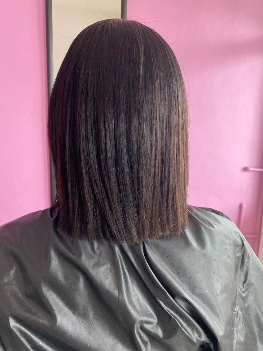 Después — Alisado natural 