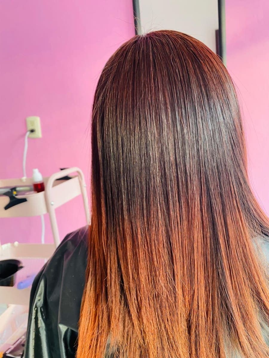 Después — Alisado natural 